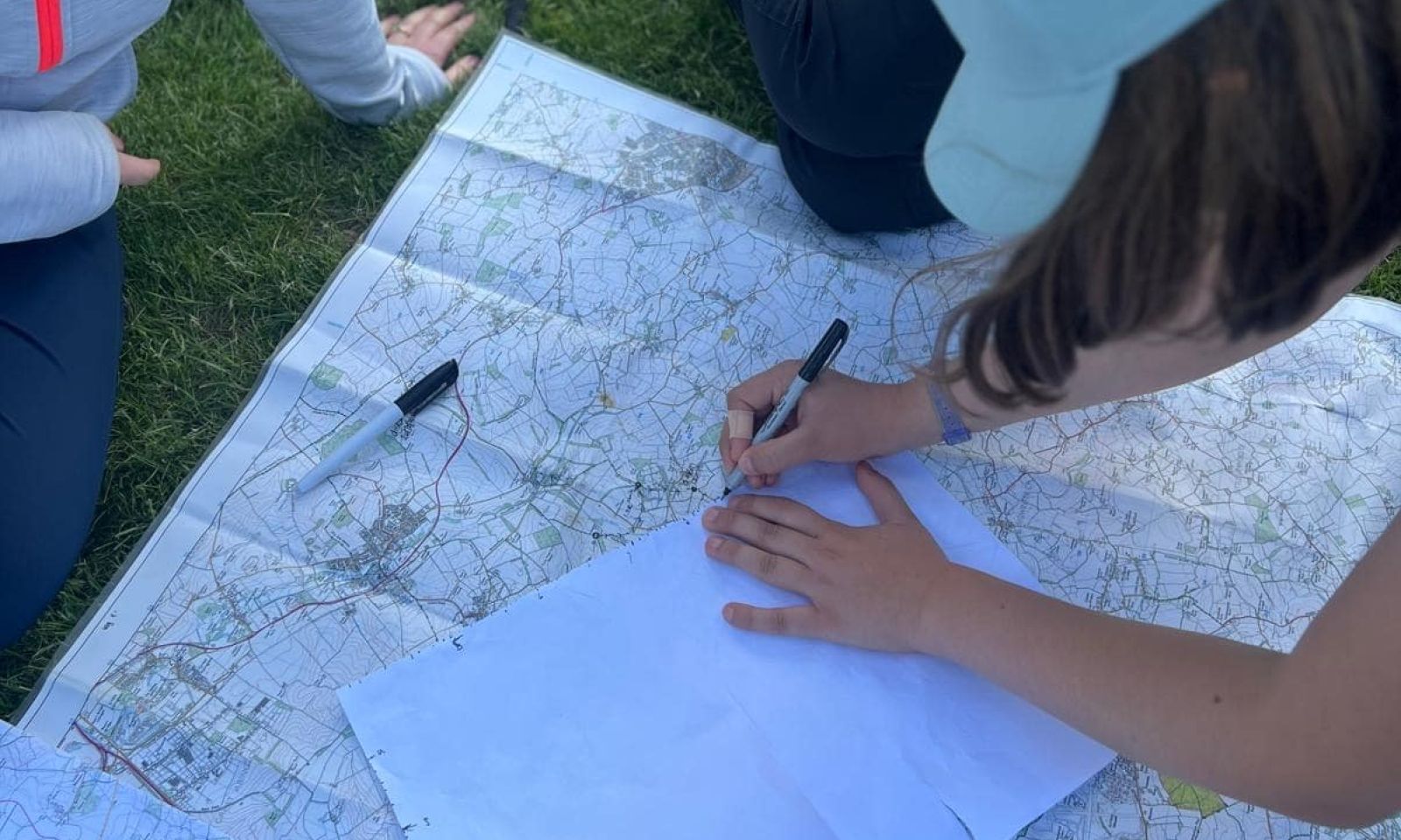 plotting a route on a map