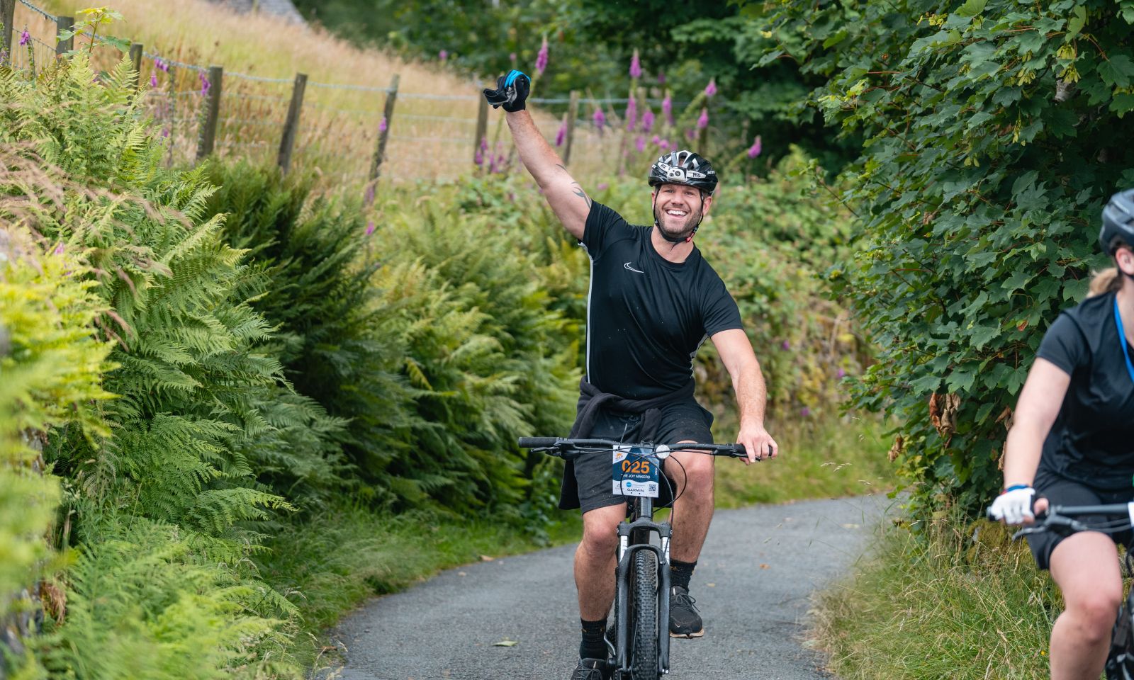 cyclists on charity event