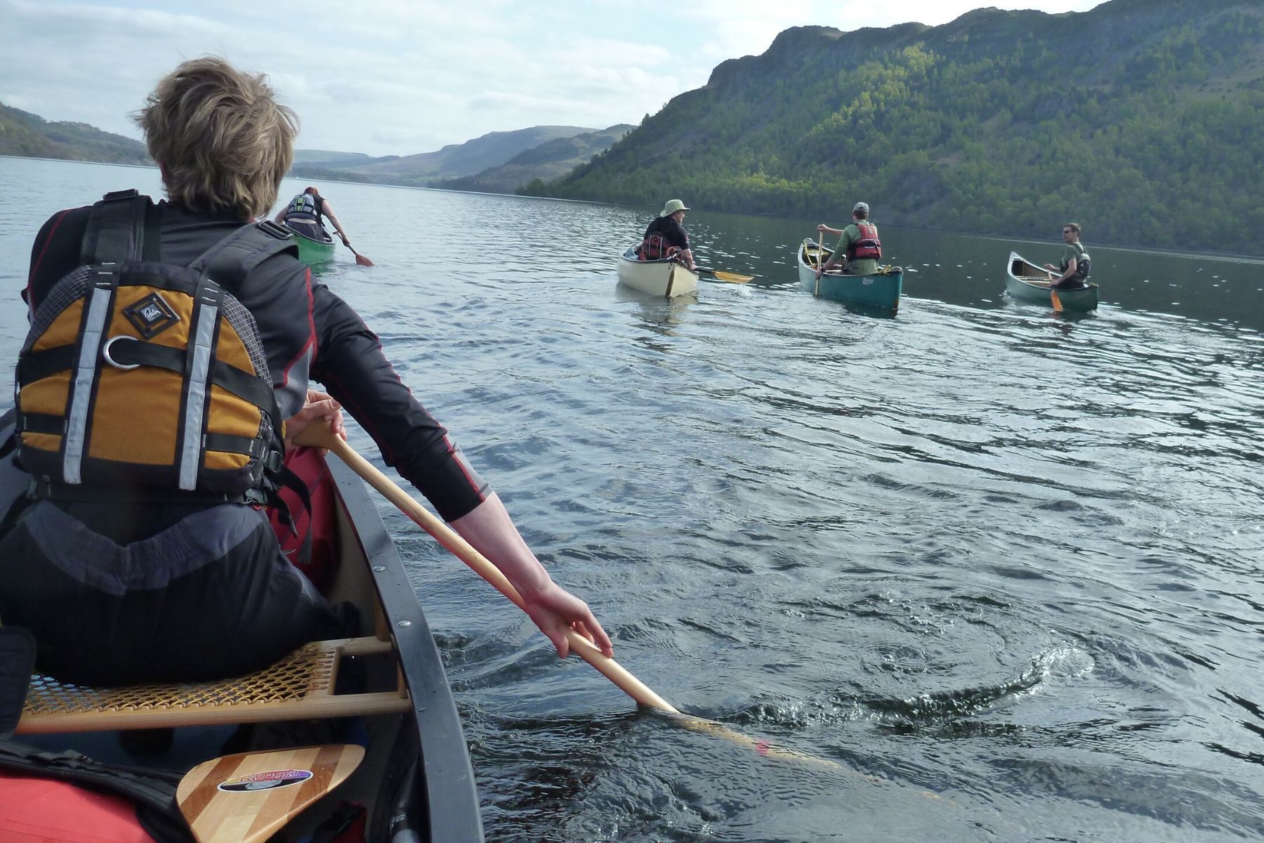 Canoeing Keswick