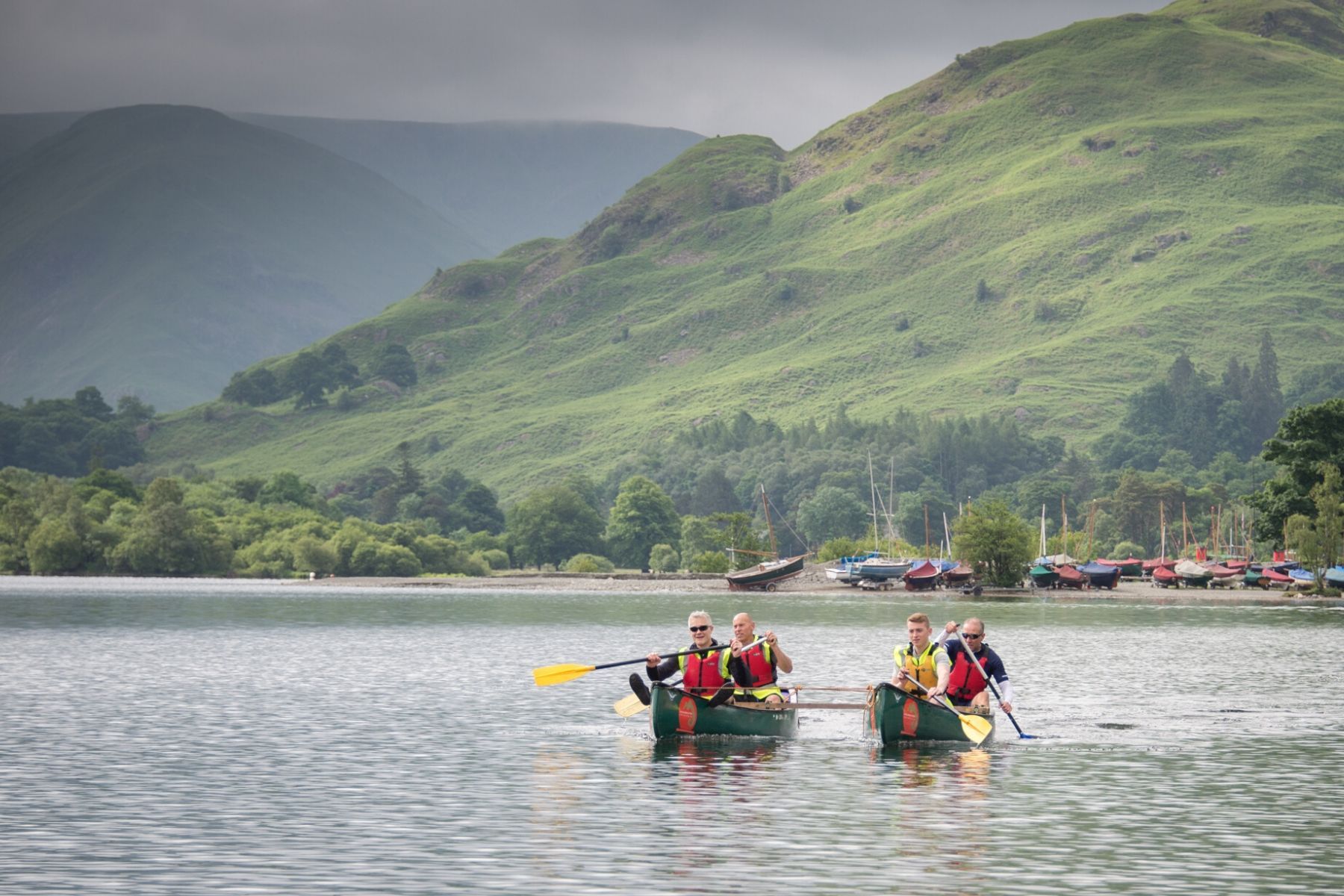 Canoeing Lake District
