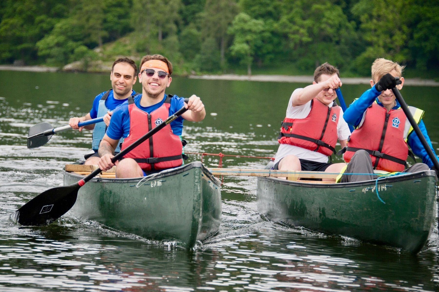 Canoeing Lake District