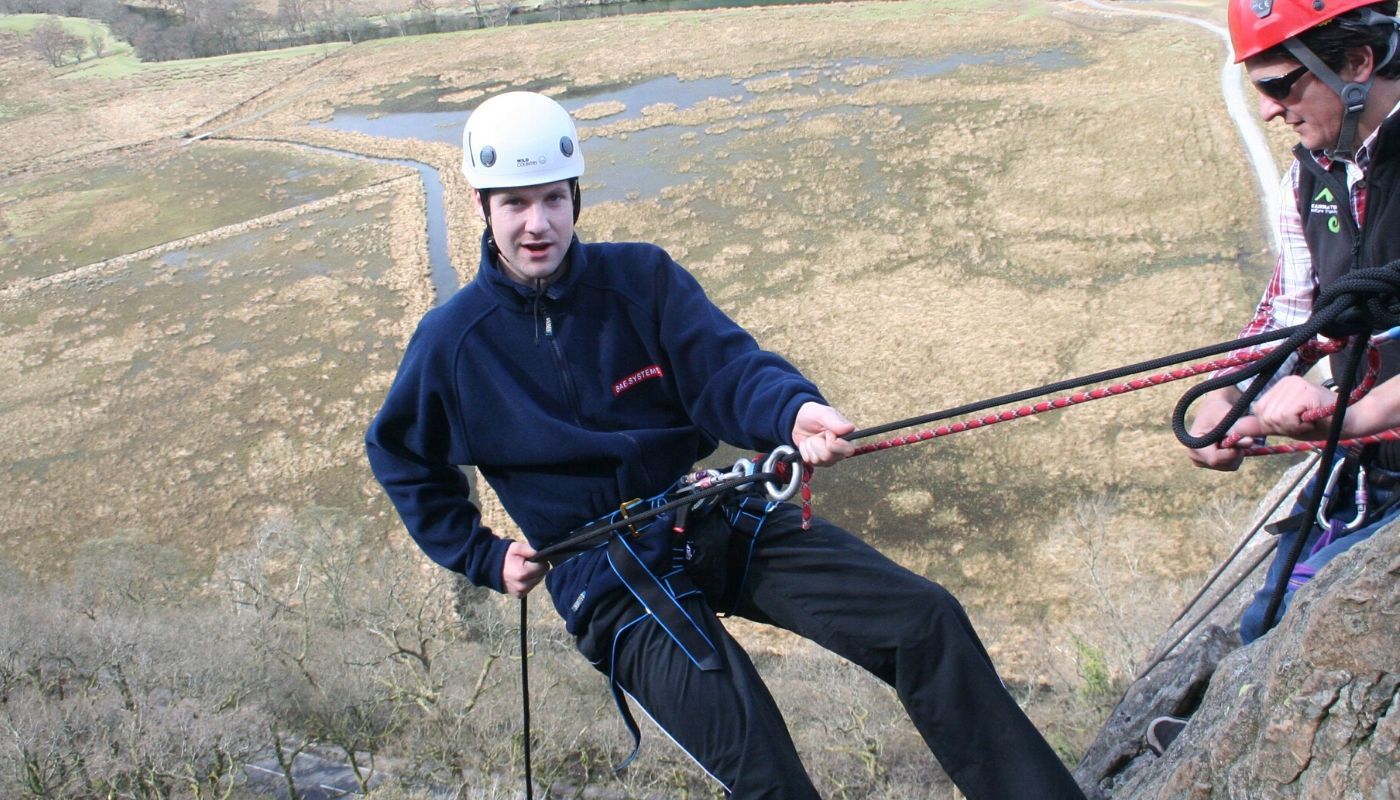 abseiling 