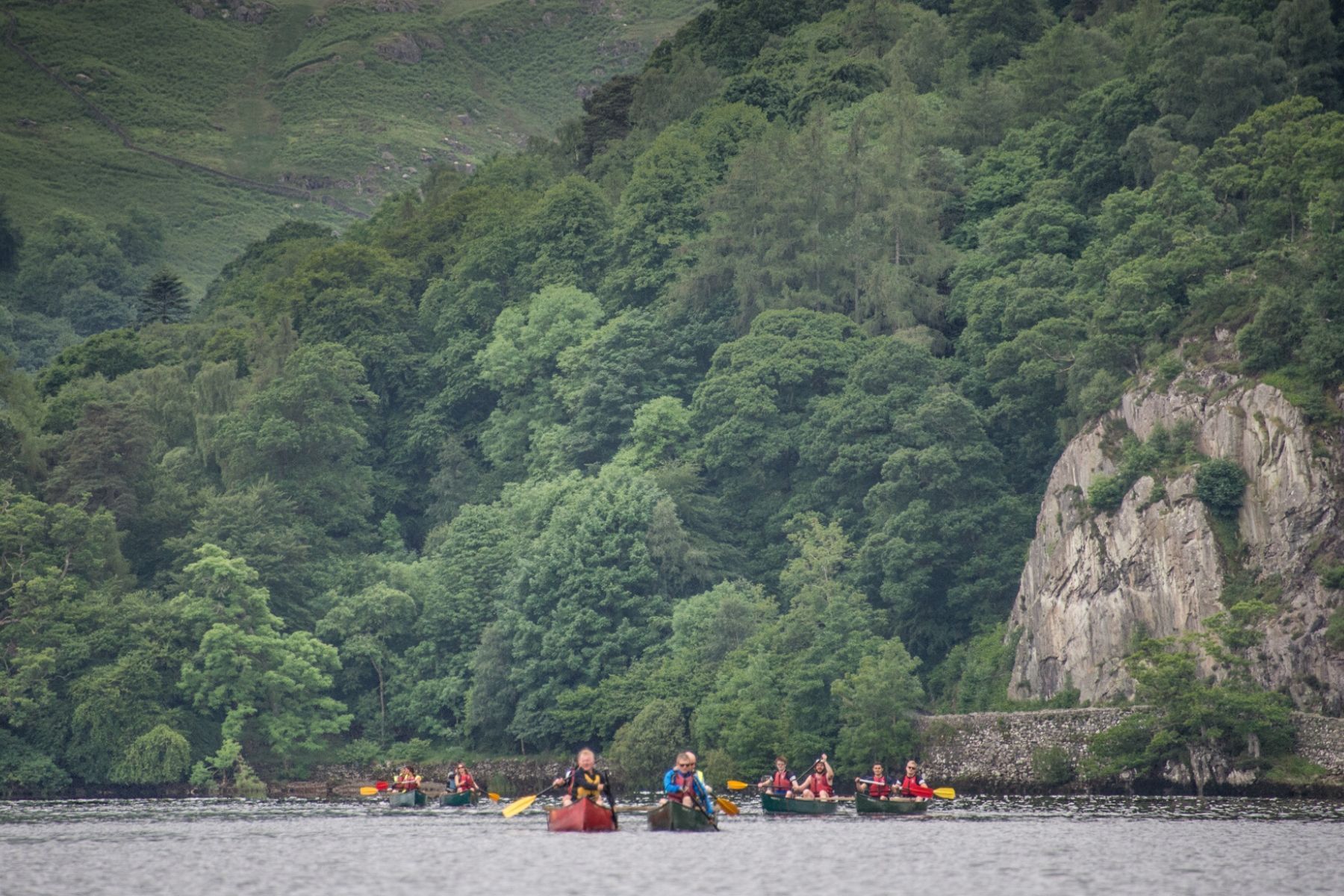 canoeing Lake District