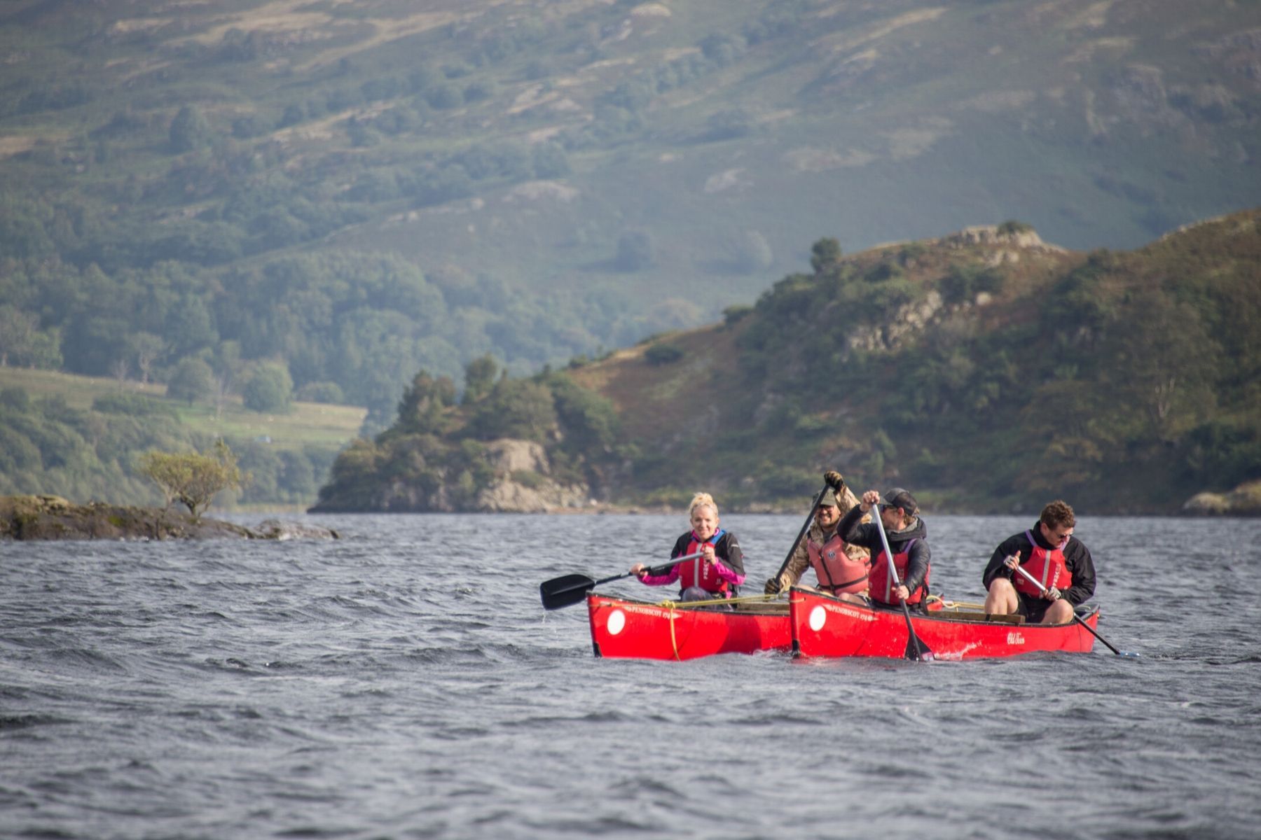 Canoeing Lake District