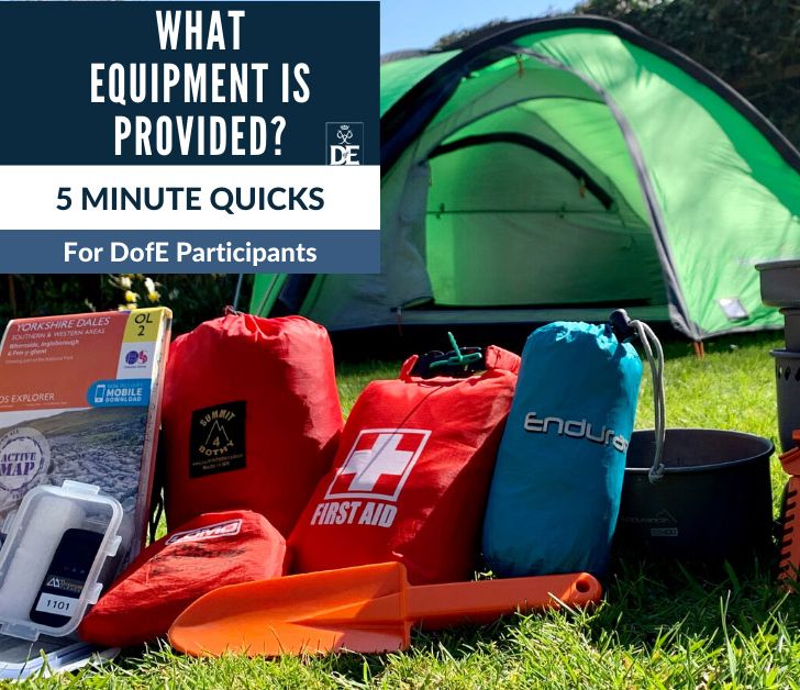 What Equipment is Provided on our DofE Expeditions?