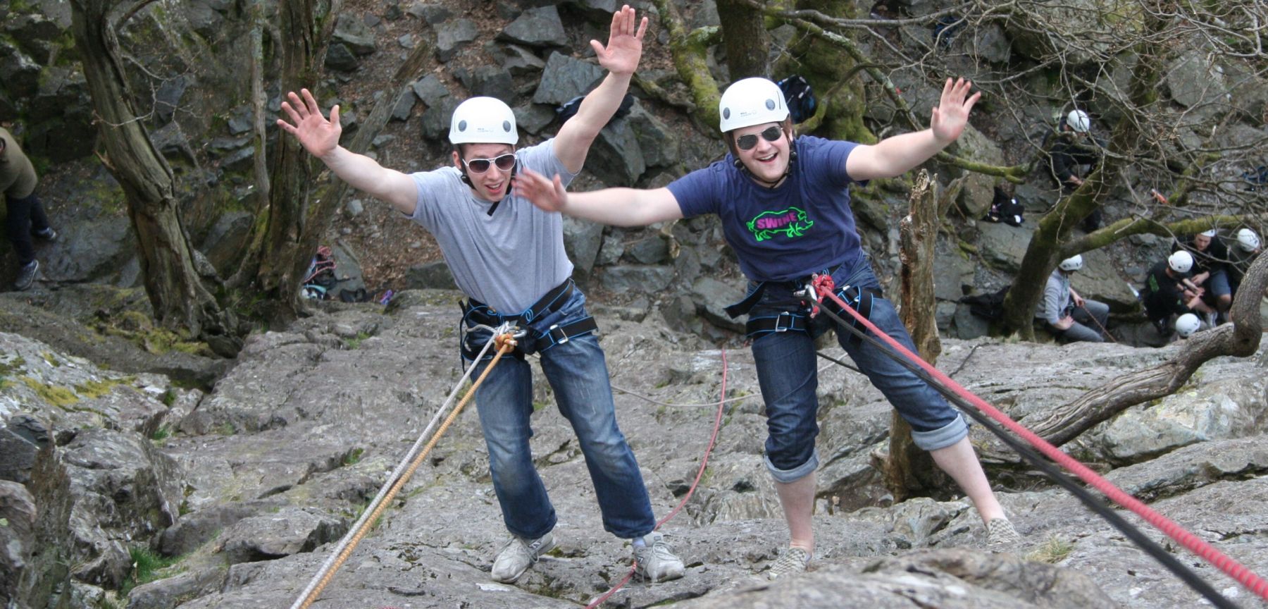 Abseiling in the Lake District